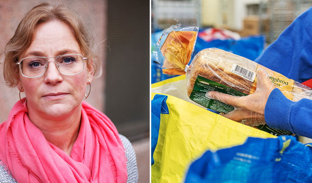 Sandra Grahn, socialchef på Skåne Stadsmission, om Fattigdomsrapporten