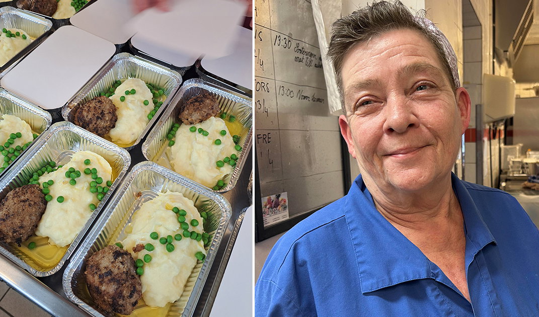 Eva Carlberg, köksansvarig på Café David i Malmö, Skåne Stadsmission